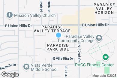 Map image of the property - 3028 E Bluefield Ave