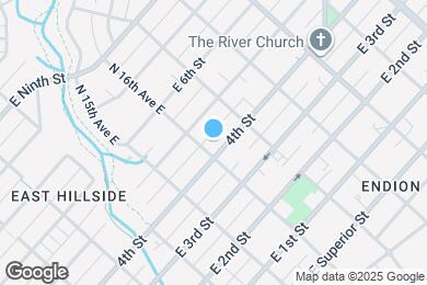 Map image of the property - 1605 E 4th St