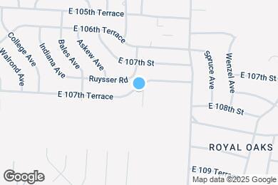 Map image of the property - 3811 E 107th Ter