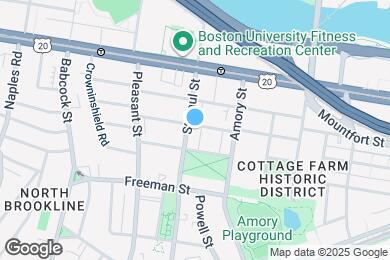 Map image of the property - 327 Saint Paul St