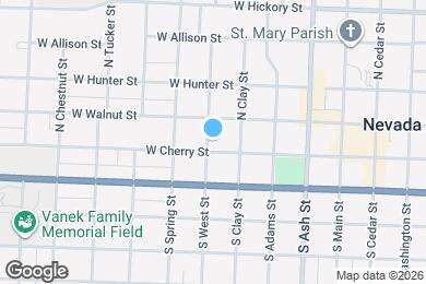 Map image of the property - 524 W Cherry St