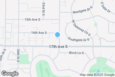 Map image of the property - 1611 32nd St S