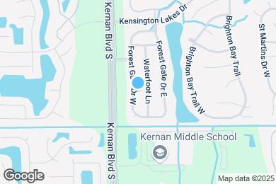 Map image of the property - 2127 Forest Gate Dr W