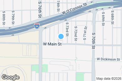 Map image of the property - 536 S 74th St