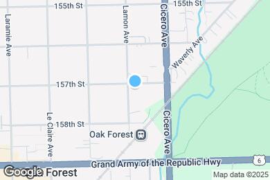 Map image of the property - 15701 Lamon Ave