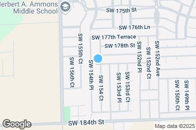 Map image of the property - 17938 SW 154 Ct