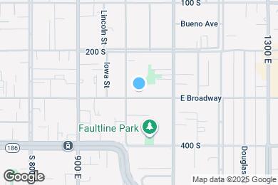 Map image of the property - 1019 E 300 S