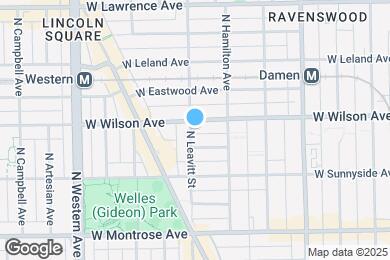 Map image of the property - 4547 N Leavitt St