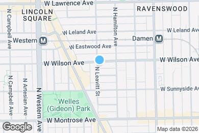 Map image of the property - 4549 N Leavitt St