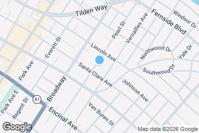 Map image of the property - 1518 Pearl St