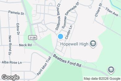 Map image of the property - 11728 Rainy Bend Dr