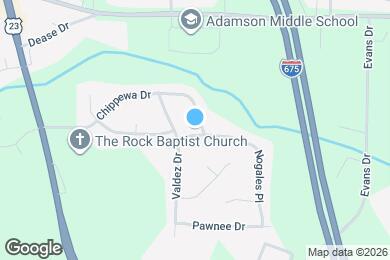 Map image of the property - 3201 Chippewa Dr