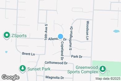 Map image of the property - 1501 Allendale Dr