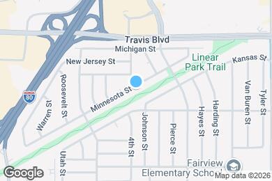 Map image of the property - 1613 Minnesota St
