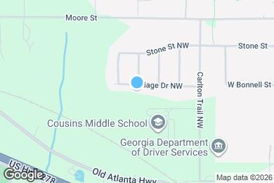 Map image of the property - 10125 Village Dr NW