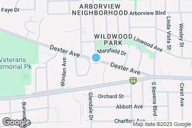 Map image of the property - 1813 Dexter Ave