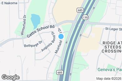 Map image of the property - 2017 Muirfield Bend Dr