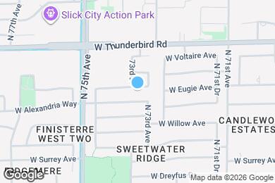 Map image of the property - 7319 W Eugie Ave