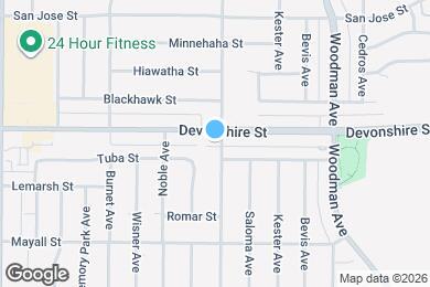 Map image of the property - 10249 Lemona Ave