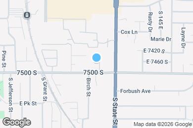 Map image of the property - 30 W 7500 S