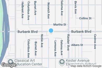 Map image of the property - 15020 Burbank Blvd