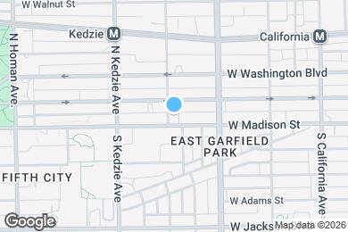 Map image of the property - 3054 W Madison St