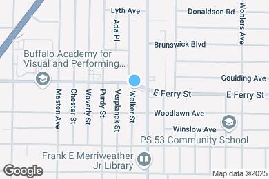 Map image of the property - 257 E Ferry St