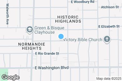 Map image of the property - 1075 E Howard St