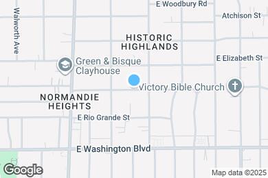 Map image of the property - 1077 E Howard St