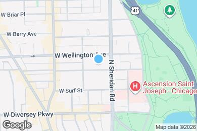 Map image of the property - 424 W. Oakdale Ave.