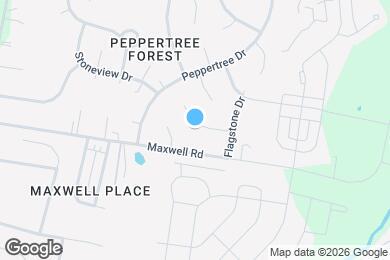 Map image of the property - 1921 Treeview Dr