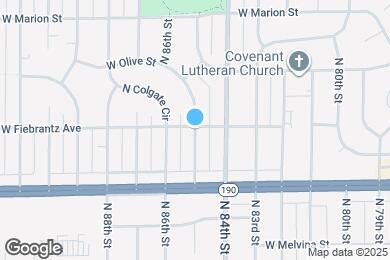 Map image of the property - 4075 N 85th St