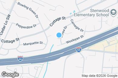 Map image of the property - 8420 Berea Dr