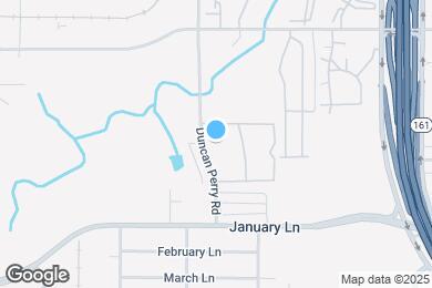 Map image of the property - Sugar Creek Apartments