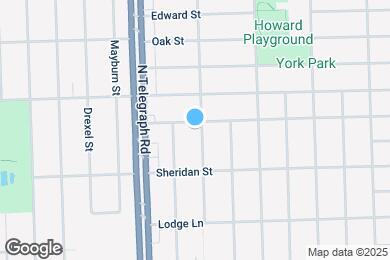 Map image of the property - 941 N Highland St