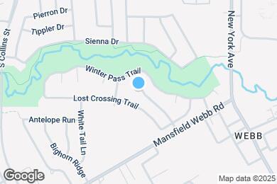 Map image of the property - 1800 Lost Trail Ct
