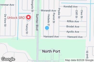 Map image of the property - 2275 Vedado St