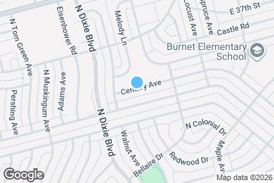 Map image of the property - 1212 E Century Ave