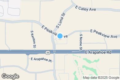 Map image of the property - 11400 E Peakview Ave