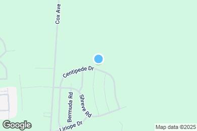 Map image of the property - 1400 Centipede Dr
