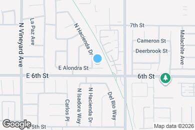 Map image of the property - 2155 E Alondra St