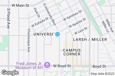 Map image of the property - University Blvd Apartments