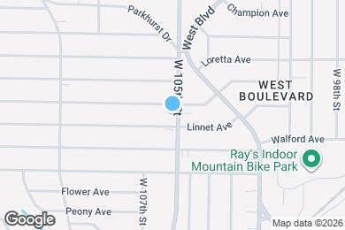 Map image of the property - 3520 W 105th,