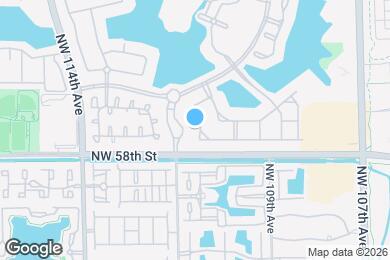 Map image of the property - 5860 NW 111th Ave