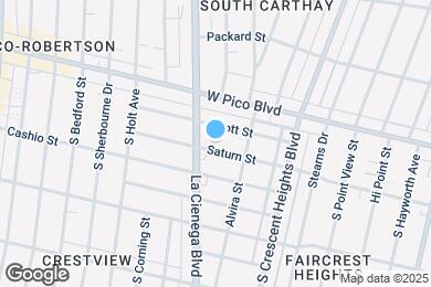 Map image of the property - 6135 Saturn St