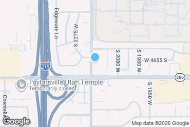 Map image of the property - 4663 S 2200 W