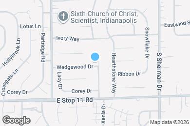 Map image of the property - 3420 Wedgewood Dr
