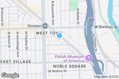 Map image of the property - 1136 N Milwaukee Ave