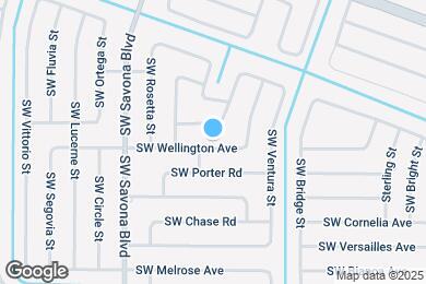 Map image of the property - 1241 SW Wellington Ave