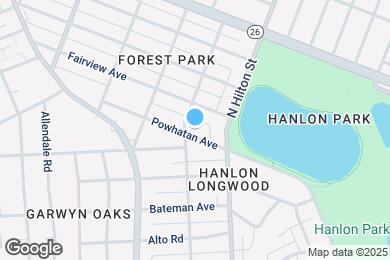 Map image of the property - 3306 Powhatan Ave